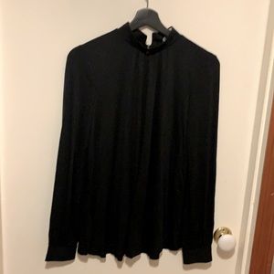 Mock turtleneck blouse